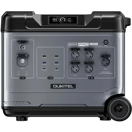 Зарядна станція Oukitel P5000 PRO 4000 Вт 5120Вт/г LiFePo4 UPS, MPPT, PD100 Вт - фото 4