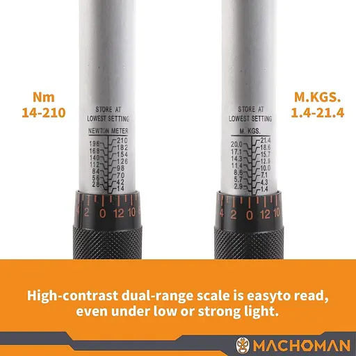 MACHOMAN динамометричний ключ з 1/2 адаптером та 3/8-дюймовим подовжувачем, ергономічні інструменти DIY, механічні інструменти - фото 7