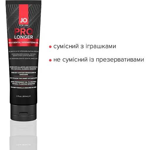 Пролонгер гель System JO PrOlonger Gel (60 мл) - фото 4