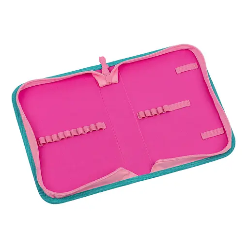 Школьный пенал твердый 1Вересня одинарный без клапана HP-02 Best Friend, розовый/серый - фото 2