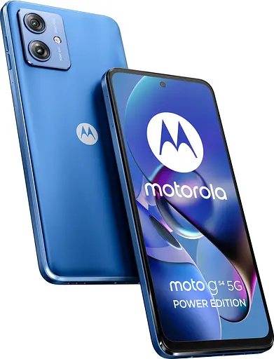 Смартфон Motorola Moto G54 12/256 ГБ Dual Sim Pearl Blue PB0W0007RS - фото 7