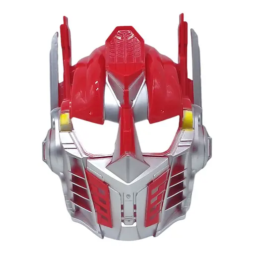 Маска трансформер Оптимус Прайм, пластикова, в пакеті Червоний - фото 1