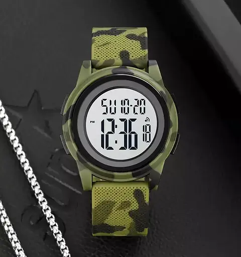 Спортивний наручний годинник Skmei 1895 (Камуфляж) - фото 4