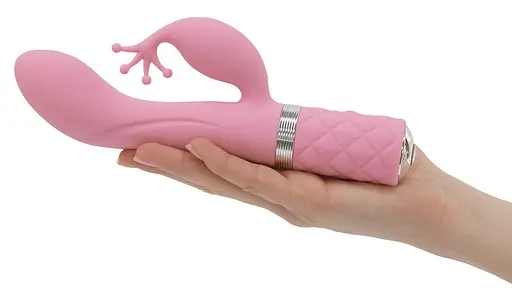 Вібратор-кролик Pillow Talk Kinky 21.5 см рожевий - фото 2