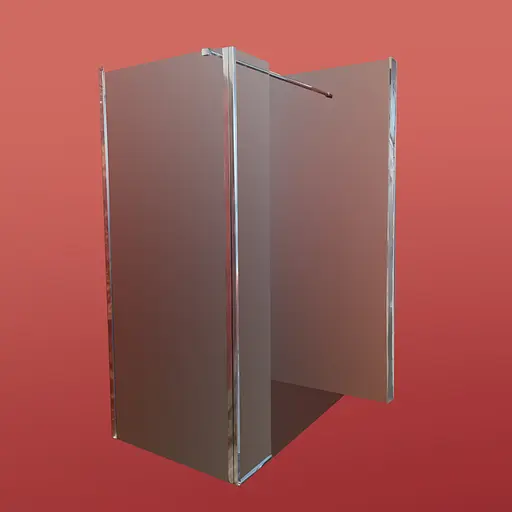 Душова перегородка Koer SR SP03-120x200-TR-01 Walk-In прозоре скло Easy Clean 8 мм, хром KR5398, прозоре, хром - фото 6