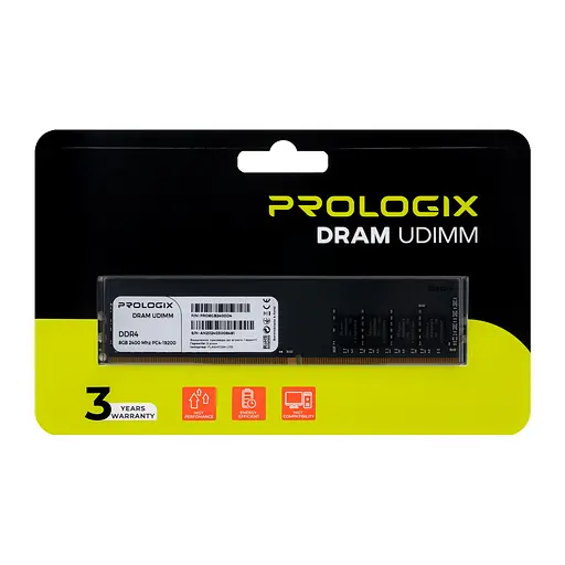 Модуль памяти DDR4 8 ГБ/2400 Prologix (PRO8GB2400D4) - фото 4