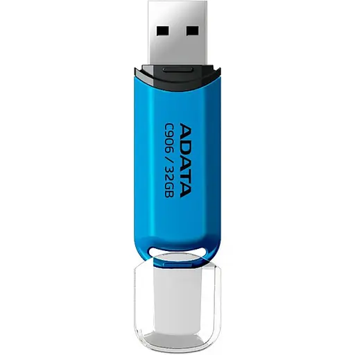 Флеш-накопичувач Adata Flash 32Gb USB 2.0 C906 Water Blue (AC906-32G-RWB) - фото 2