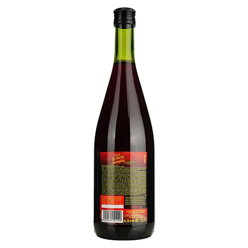 Вино Don Simon Sangria, червоне, солодке, 7%, 1 л - фото 2