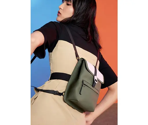 Рюкзак 90fun NINETYGO & NABI Urban MILAN Series Bag зелений - фото 2