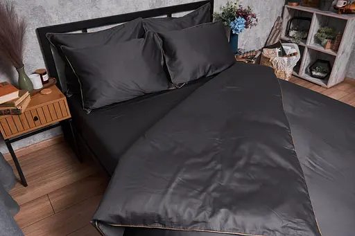 Пододеяльник Moon&Star Satin Premium Gold Corner Евро 200x220 см - фото 3