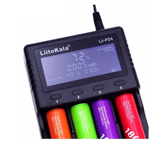 Профессиональное зарядное устройство Liitokala Lii PD4 с авто зарядкой - фото 5