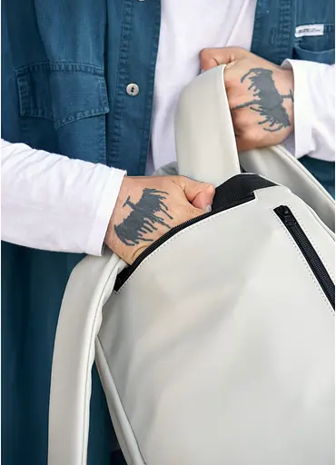 Чоловічий рюкзак Sambag ZARD LST сірий 46 х 28 х 13 см (25018030m) - фото 8