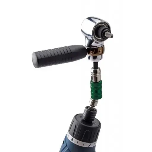 Адаптер кутовий для біт 90 під шуруповерт Toptul hoz0007404 - фото 2