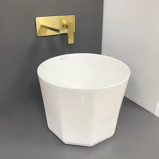 Умивальник VBI Prazzo white накладний VBI-016604, Білий - фото 3