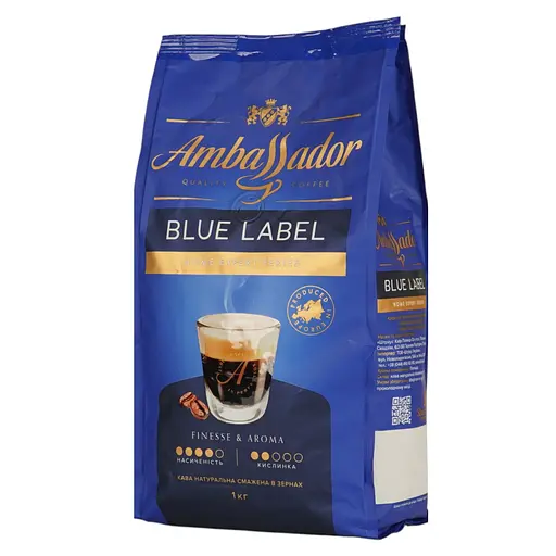 Кофе в зернах Ambassador Blue Label, 1 кг (55420) - фото 2