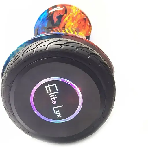 Гироборд Elite Lux Premium U20 + Autobalance 10.5" Огонь и лед - фото 5