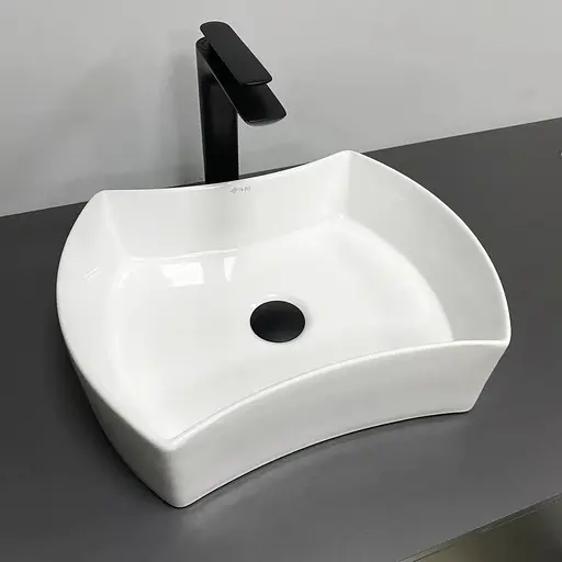 Умивальник VBI Talone white накладний VBI-017400, Білий - фото 1