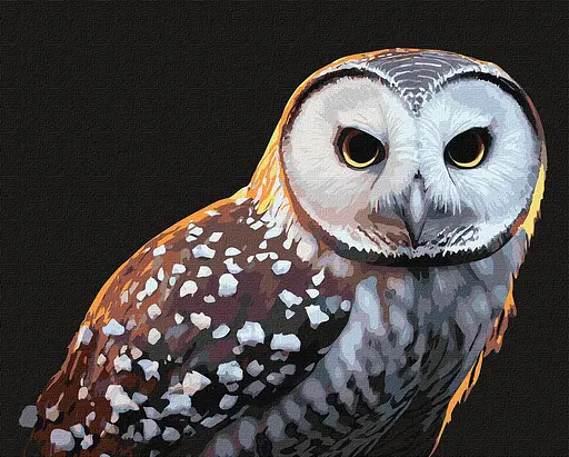 Набор для росписи по номерам Животные, птицы Гордый взгляд, 40x50 см