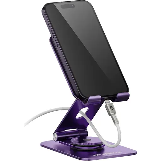 Підставка для смартфона Blueo Rotary Folding Dark Purple (P012-DPRL) [129085] - фото 3