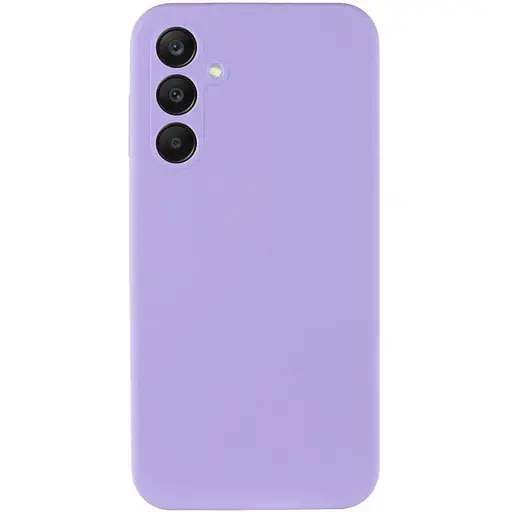 Чехол Lakshmi Silicone Cover Full Camera (AAA) для Samsung Galaxy S24 FE Сиреневый / Dasheen
