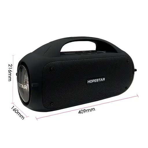 Портативная колонка Hopestar A50 Party, 80W/TWS/IPX5/RGB/8800mAh, Orange - фото 2