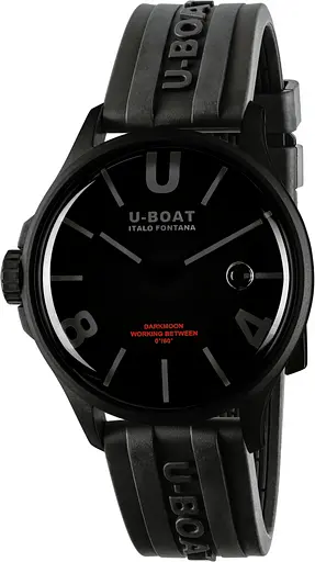 Часы U-Boat Darkmoon 40mm BK Black Curved PVD 9545