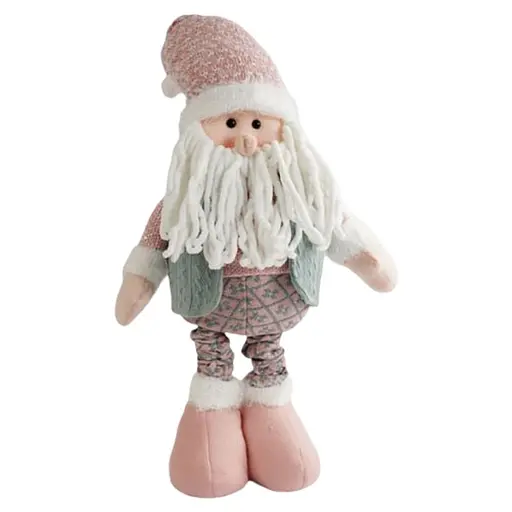 Новорічна декоративна іграшка  C 67880-2 з телескопічними ніжками, дід мороз - фото 2