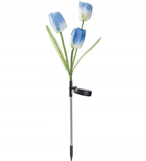 Светильники садовые BlueTulip flower на солнечной батарее цветы тюльпаны 2 шт - фото 4