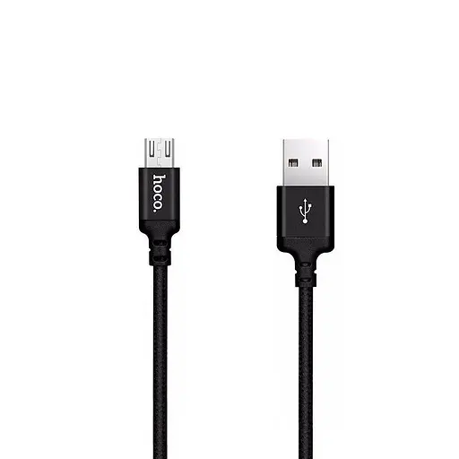 Кабель USB - MicroUSB 2 метра Hoco X14 Times Speed Black 2 м - фото 1