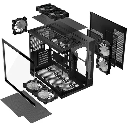 Корпус Modecom VOLCANO PANORAMA APEX без БП Grey (AT-PANORAMA-7F-ARGB-10-00) - фото 7