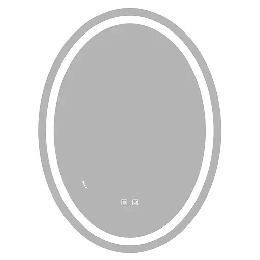 Дзеркало Zerix Fusion MV01-60x80-Reverse з LED Touch, Anti-fog, димером, регулятором яскравості ZX6068 - фото 1