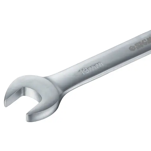 Ключ рожково-накидный Sigma с трещоткой 19 мм CrV satine (6022191) - фото 3