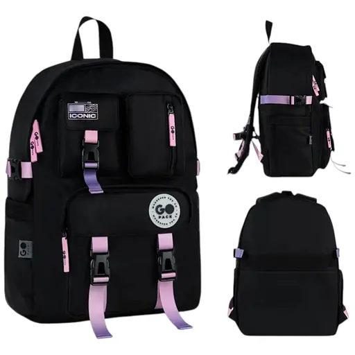 Рюкзак GoPack Education Teens 2500L черный, градиент Черный (GO26-2500L-2) - фото 1