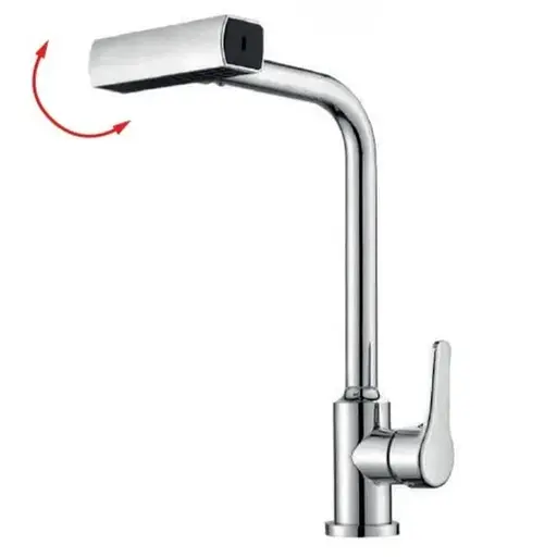 Смеситель для кухни с выдвижным изливом Champion MOZ-014 4 режима CH6518 Хром - фото 1