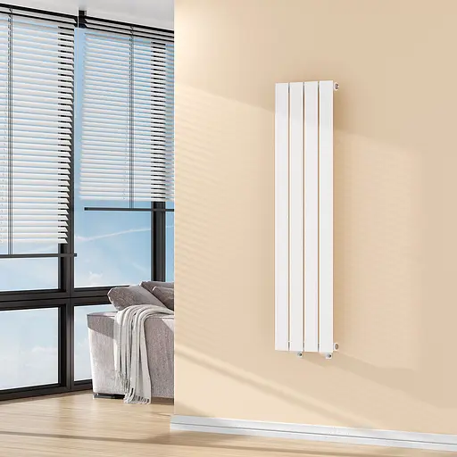 Вертикальний радіатор Navin Largo 300x1200-4, anticor, білий 10-012033-4860, Білий - фото 5