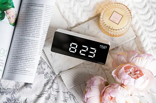 Будильник со светодиодным зеркальным дисплеем на USB Adler AD 1189 - фото 7