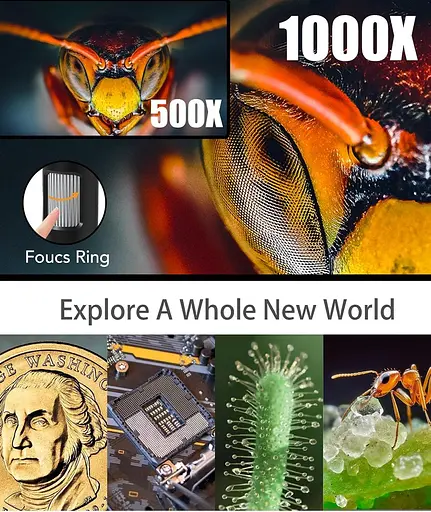 Цифровой ручной микроскоп с 2-дюймовым ЖК-дисплеем - фото 3