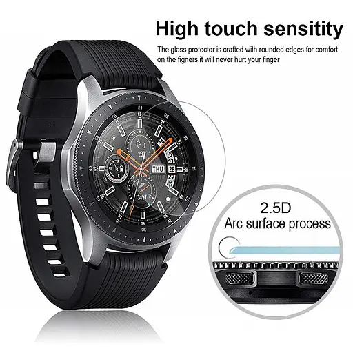 Закаленное защитное стекло VSKEY для часов Samsung Galaxy Watch 46 мм, диаметр 33,5 мм - фото 5