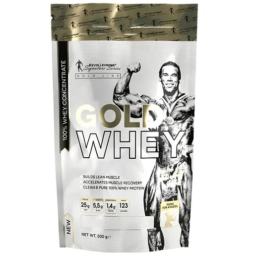 Протеїн Kevin Levrone Gold Line Gold Whey, 500 грам - Дубайский шоколад - фото 1