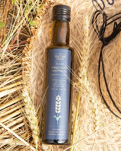 Олія холодного віджиму (Extra Virgin) з зародків пшениці Чистий Смак 250 мл - фото 4