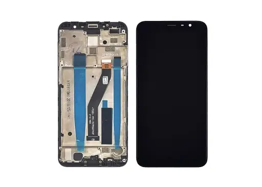 Дисплей для Meizu M6T с черным тачскрином и корпусной рамкой - фото 1