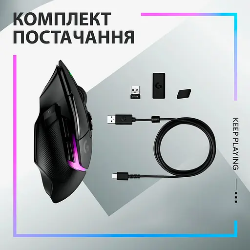 Мышь компьютерная Logitech G502 X Plus Black (910-006162) - фото 9