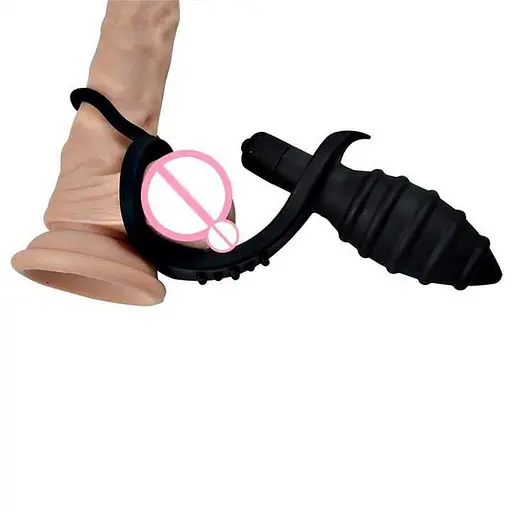 Вібромасажер для анальної стимуляції та масажу простати з 10 режимами Чорний K000696 - фото 2