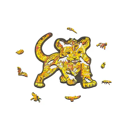 Фигурный деревянный пазл A4 Симба PuzA4-04133, 78 деталей - фото 2