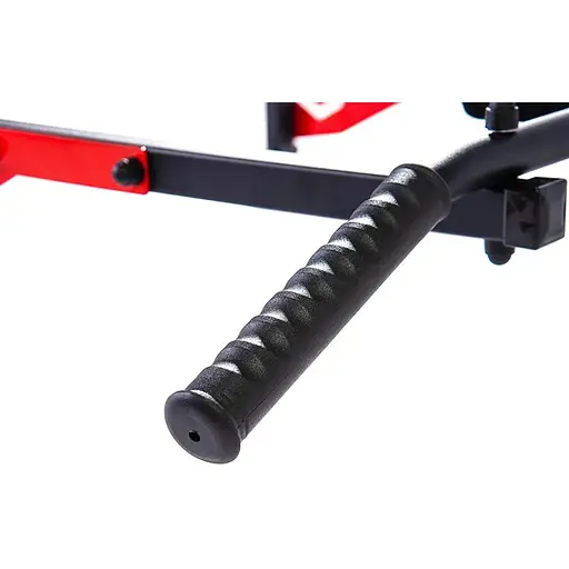 Настінний турнік Besport 3 хвата BS-T0004 чорно-червоний - фото 4