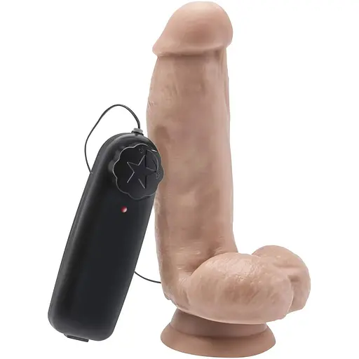 Реалістичний вібратор Get Real Toy Joy 15 см тілесний