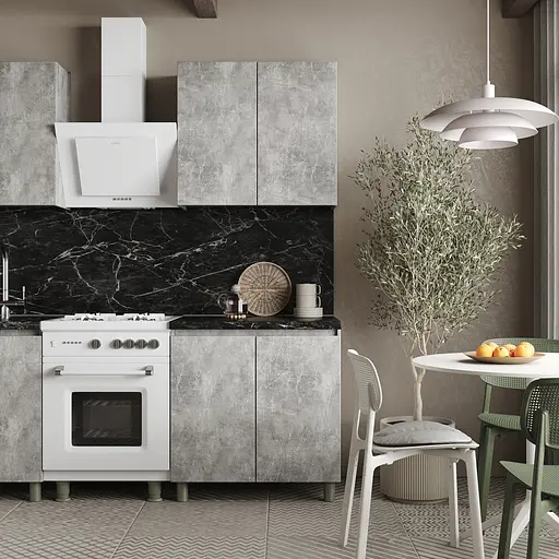 Кухня модульная MebelStar Нео 1,2 м Бетон (MBS-4208) - фото 4