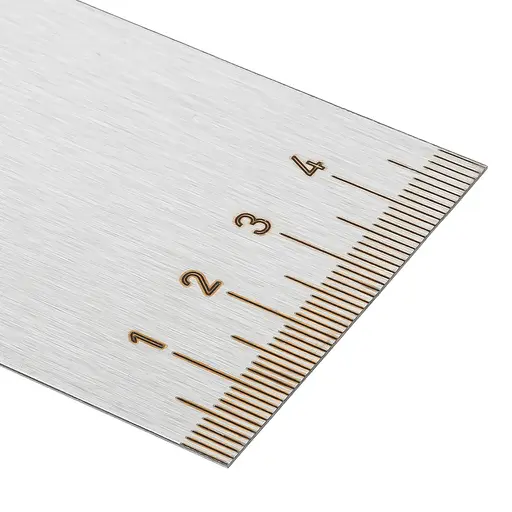 Шпатель резак для теста, скребок из нержавеющей стали, делитель теста кулинарный с линейкой 5 см (мини), Metalworkshop Серый 86077 - фото 5