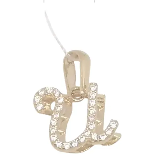 Золотая подвеска Favoritum с фианитами. 311579_И