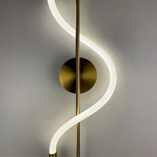 Настінний латунний світильник William Soft Line F WJ 221/700 AB - фото 3